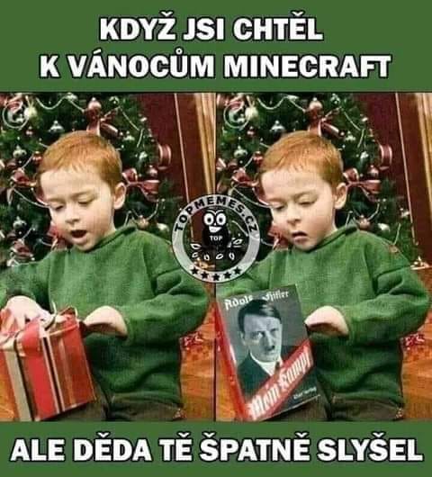 Minecraft k vánocům